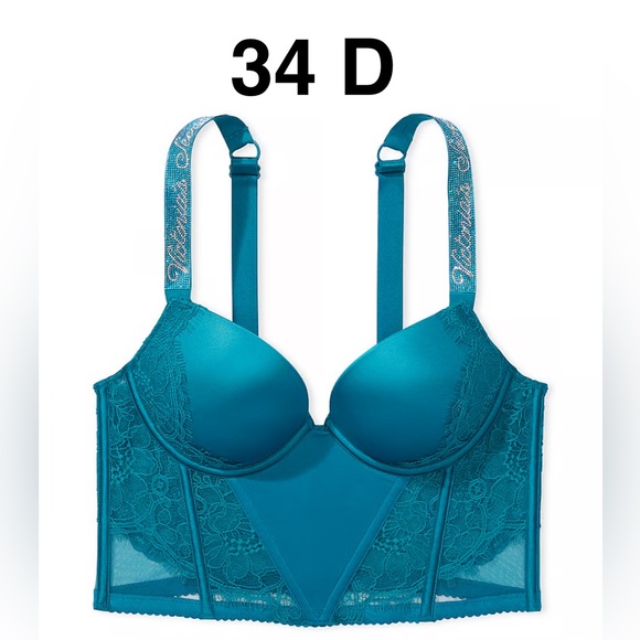 Victoria’s Secret VERY SEXY
Shine Strap Lace Push-Up Corset Top -NEW - Picture 1 of 5